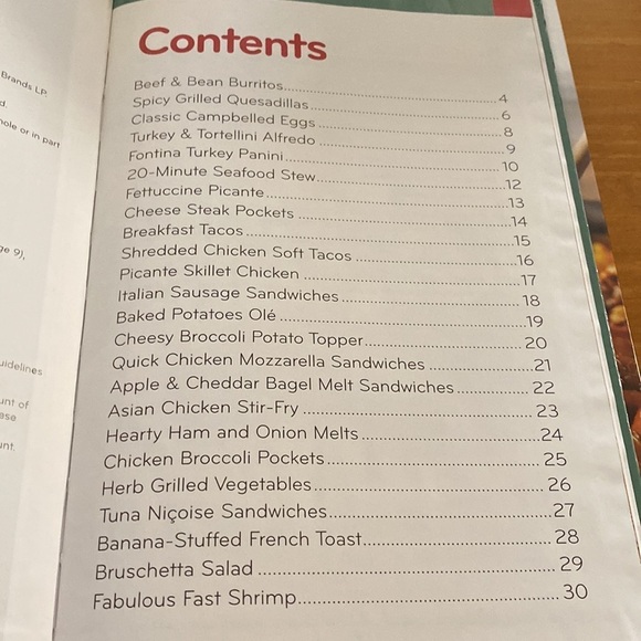 Campbell’s Recipe Hardback Book Bundle EUC - Picture 10 of 12